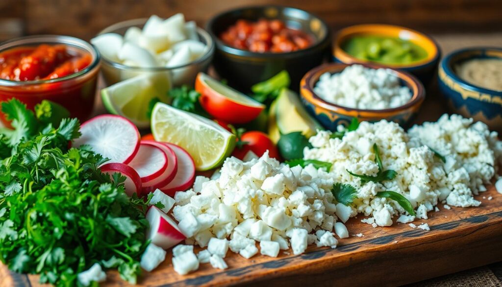 authentic Mexican taco toppings