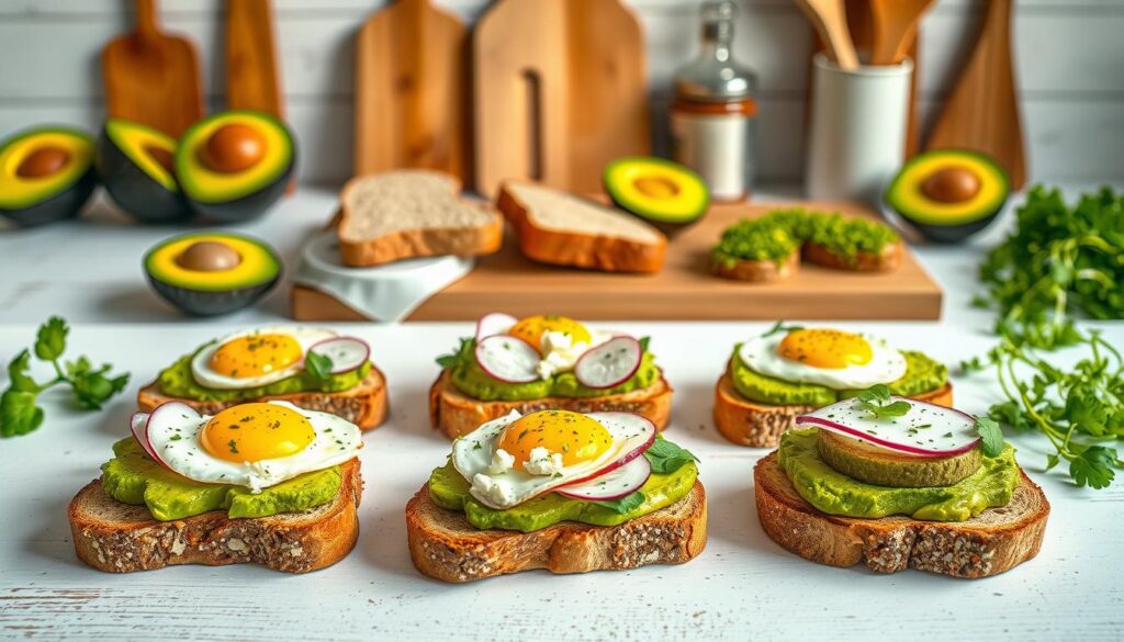 avocado toast variations